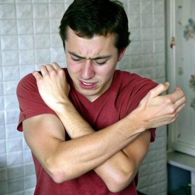man-with-red-shirt-that-says-he-is-crying_1309173-135720